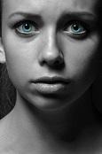Girl Blue eyes Girl with blue eyes