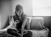 Girl looking at phone Girl looking at phone