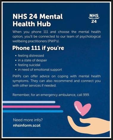 NHS 24 Mental Health Hub